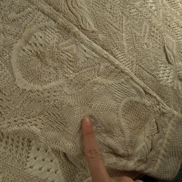 COOGI Naturals XL Earth Tone Beige Australia Made Sweater Knit Pullover ***** - Picture 8 of 16